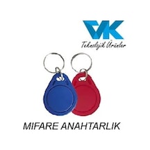 Mifare Anahtarlık 13,56 Mhz Mavi Renk 200 Adet