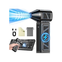 Mega Turbo Üfleyici Elektrikli Şiddetli Fan Hava Kompresör 130.000rpm Mangal Barbekü Fanı 5615