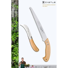 Budama Seti 2'li Budama Testeresi Budama Çakısı Aşı Çakısı Bıçağı