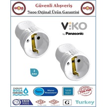 Viko Topraklı Dişi Fiş - 2 Adet