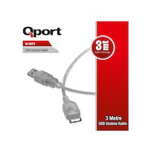 Qportq-uz3 3m Usb2.0 Uzatma Kablosu-188777