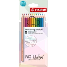 Stabilo Aquacolor Pastellove 12 Li 1612/7 Çok Renkli