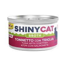 Gimcat Shinycat Sos İçinde Ton Ve Barbun Balıklı Kedi Konserve Maması 70 Gr