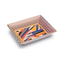 Pozzi Milano Porselen Dekoratif Tabak 19,5 X 15,5 Cm