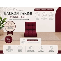 Tekli Koltuk 1-1 Minderi Balkon Bahçe Teras Kafe Minderi Bordo Tekli Koltuk 1-1 Minderi Balkon Bahçe Teras Kafe Minderi Bordo