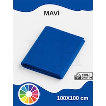 Mavi Renk Metrelik Ince Keçe Kumaş Keçe 1 Mm Aktivite Keçesi Renkli Keçe 1 Metre 100 Cm X 100 Cm