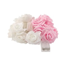 Novahub Pembe&beyaz 5 M 50led Usb/pil Kumandalı Gül Çiçek Led Peri Dize Işıklar Çelenk Noel Ağacı Dek Açık Sokak Lambası Led Işık 56557012 Pembe - Beyaz Pembe - Beyaz