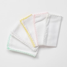 Mey İthalat Ac24447 Basic 5'li Bebek Ağız Mendili 25x25 Cm Pink