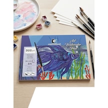 Alex.a4 300 Gr 12.li Spiralli Art Sulu Boya Defteri Alx-3930
