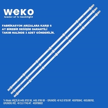 Grundig Uyumlu 40gfb6822 Led Bar Takım