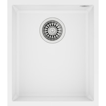 Teka Square 34.40 Tg Tek Hazneli Tezgahaltı Tegranite Eviye - Arctic White - 115230034