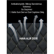 Oto Bagaj Organizeri Baklava Desenli Deri Bagaj Çantası Düzenleyici Kutu Çantası Siyah+kırmızı