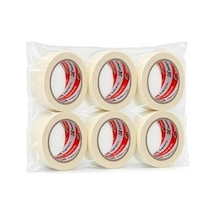 Maskeleme Bandı Kağıt Bant 24mm X 20 Mt - 6 Adet