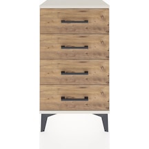 Arges Komodin 4 Çekmeceli 44x30x80 Aytaşı-çam Aytaşı