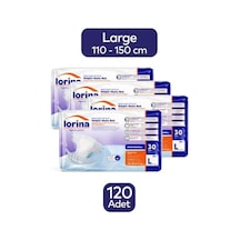 Lorina Emici Bel Bantlı Yetişkin Hasta Bezi Large 120 Adet L