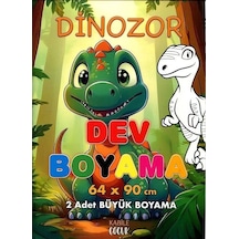 Dinozor Dev Boyama 64 X 90 Cm 2 Adet Dev Boyama Posteri