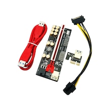 Unichrome Riser V016  PCI-E X16 10 Kapasitör Voltaj Regülatörlü Ekran Kartı Yükseltici