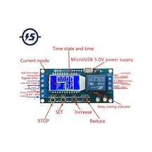 Dijital Lcd Ekran Zaman Geciktirme Röle Modülü Xy-Lj02