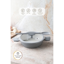 Emsan Swiss Crystal Rs Karnıyarık Tenceresi Gri 30 Cm Gri