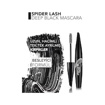 Hacim Veren Maskara Siyah - Spider Lash Mascara - 001 Deep Black - 8690604110643 Çok Renkli