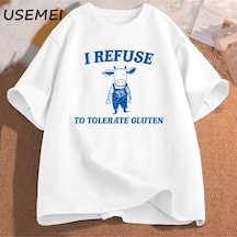Flood Of Style Ben Laktoz T Shirt Pamuk Çöp Panda T-shirt Boy Erkekler Giyim Baskılı T-shirt Vintage İğnelem Beyaz