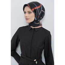 Armine Saf İpek Sura Eşarp-2026 İlkbahar-yaz- 951700d Siyah