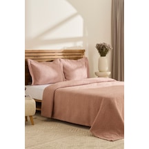 Kaşmir Home Serenty Çift Kişilik Yatak Örtüsü Takımı Rose Rose