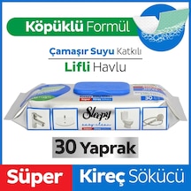 Yüzey Temizlik Havlusu 30 Adet Kireç Çözücü - Özel Seri 355160-00230 R2822 Mavi