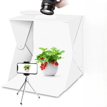 Hpytech Katlanabilir Fotoğraf Kutusu,ışıklı Ürün Çekim Çadırı