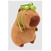 Capybara 35 Cm Yumuşak & Sevimli Peluş Oyuncak Acı Kahverengi