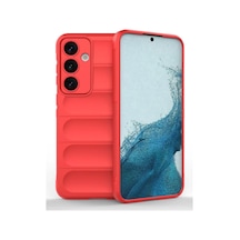 Newface Samsung Galaxy S24 Kılıf Optimum Silikon - Kırmızı
