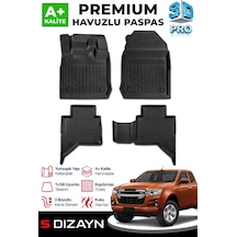 S-dizayn Isuzu D-max 3d Pro Havuzlu Paspas 2019 Üzeri A+ Kalite