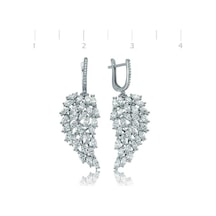 Gümüş Melek Kanadı Küpe N11.44632