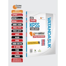 2026 Kpss Önlisans/ortaöğretim Vatandaşlık Kara Kutu Soru Bankası