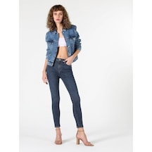 Colin's 759 Lara Orta Bel Dar Paça Süper Slim Fit Kadın Jean Pantolon CL1056568_Q1.V1_DN41620