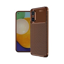 Mey İthalat A38 Kılıf Auto Focus Karbon Kapak - Kahverengi