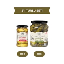 2'li Turşu Seti Acı Biber & Kornişon Turşu