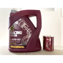 Mannol Racing 10W-60 Tam Sentetik Motor Yağı 4 L + Mannol Motor Içi Temizleyici 350 ML