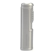 Conquistador Tek Torch Pürmüz Gümüş Metal Puro Çakmağı Cnq-029