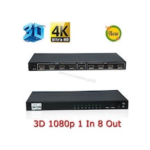 8Li Hdmi Splter Çoğaltıcı Çoklayıcı