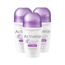 Oriflame Activelle Extreme Perspirant Roll-On Deodorant 50 ML x 3