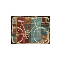Bedeko Bisiklet Temalı Tasarım Ahşap Tablo 35 Cm X 50 Cm