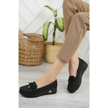 Nesil Shoes Nstar 401 Siyah Kot Anatomik Günlük Kadın Ayakkabı-siyah Kot