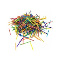 Ahşap Kibrit Çöpü Renkli 250'Li Paket 5 Cm