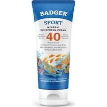 Badger Clear Zinc Kokusuz Güneş Kremi SPF 40 87 ML