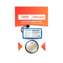 Ecovacs Deebot Dh45 Uyumlu Batarya Yüksek Kapasite 2800mah Pil Robot Süpürge Bataryası