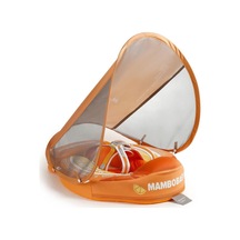 Mambobaby Yüzme Simidi - Orange, Emniyetli, Gölgelikli Ve Ayak Destekli