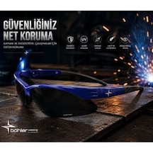 Böhler Welding Ir5 Kaynak Güvenlik Gözlüğü Profesyonel Koruyucu İş Gözlüğü