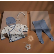 Tiffany Baby & Kids Tiffany Zıbın Takımı 3lü Ships Theme Gri
