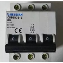 Metesan Trifaze W Otomat Ts Li 3x16A